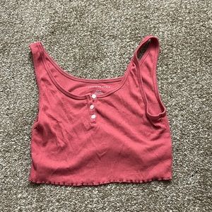 American eagle cropped shirt